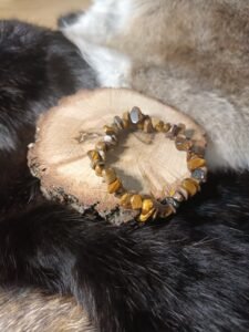 Pulsera de Chips de Ojo de Tigre