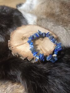 Pulsera de Chips de Lapislázuli